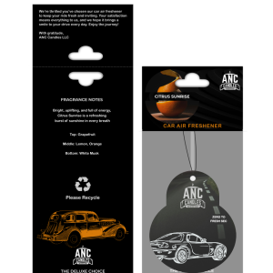 Citrus Sunrise Car Air Freshener