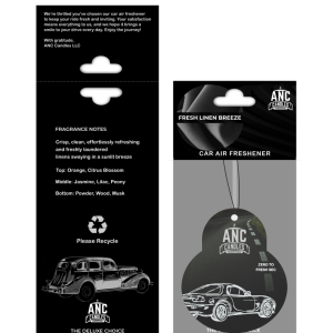 Fresh Linen Breeze Car Air Freshener