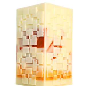 Stitched Pillar Chunk Candle