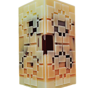 Roasted Coffee Pillar Chunk Candle